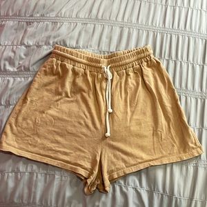 Urban Outfitters’s Urban renewal brand sweat shorts tan color size S